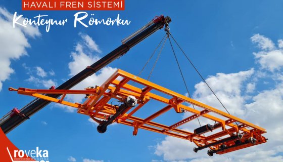 10.000 Kg 3 Dingil Konteyner Şasi