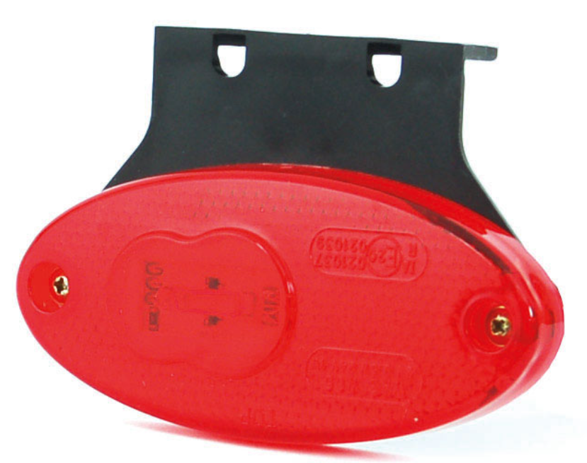 ARKA POZİSYON LAMBASI KIRMIZ REFLEKTÖR 12V-0,5W 24V-1W