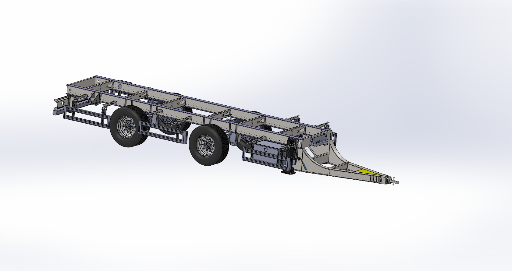 18.000 Kg Çift Dingil Merkezi Kamyon Römorku-PLT1801