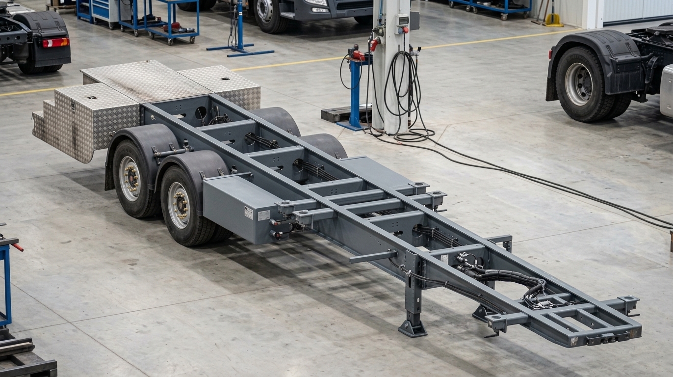 29.000 Kg Çift dingil Sal kasa Yarı Römork 