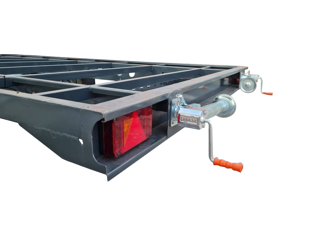 3500 Kg Çift Dingil Sal Kasa Römork-PLT351