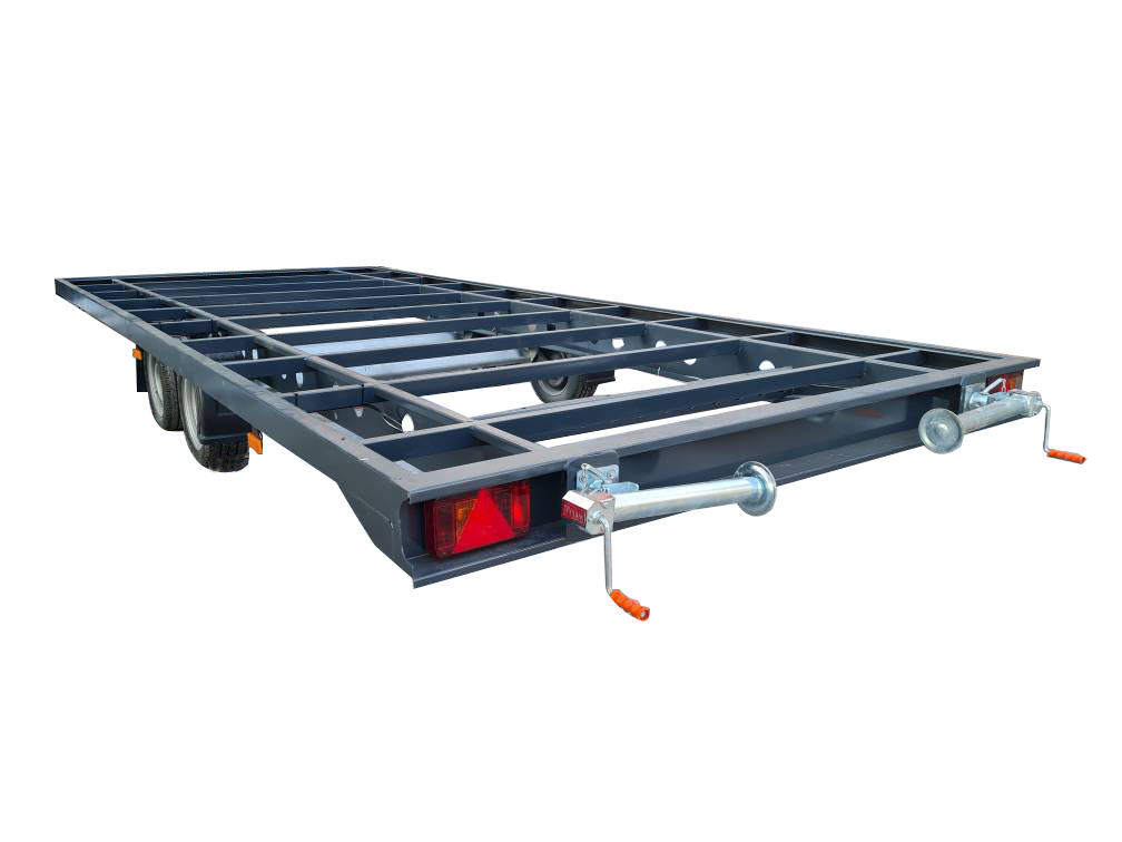 3500 Kg Çift Dingil Sal Kasa Römork-PLT351