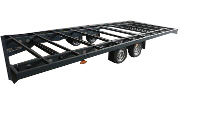 3500 Kg Çift Dingil Sal Kasa Mobil Ev şasesi-PLT352