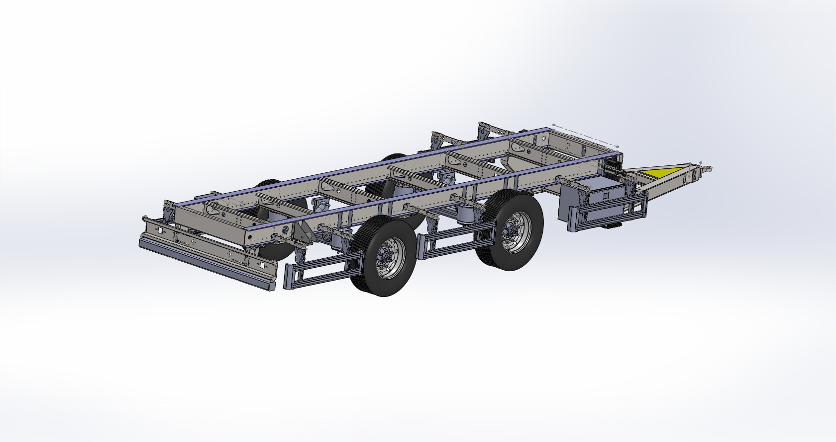 18.000 Kg Çift Dingil Merkezi Kamyon Römorku-PLT1801