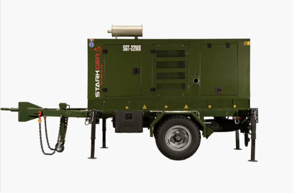 4000 kg Tek dingil Nato tipi Jeneratör Römorku
