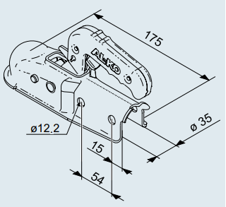 FRENSİZ KAPLİN 750 KG AK7 PLUS - 35 AL-KO
