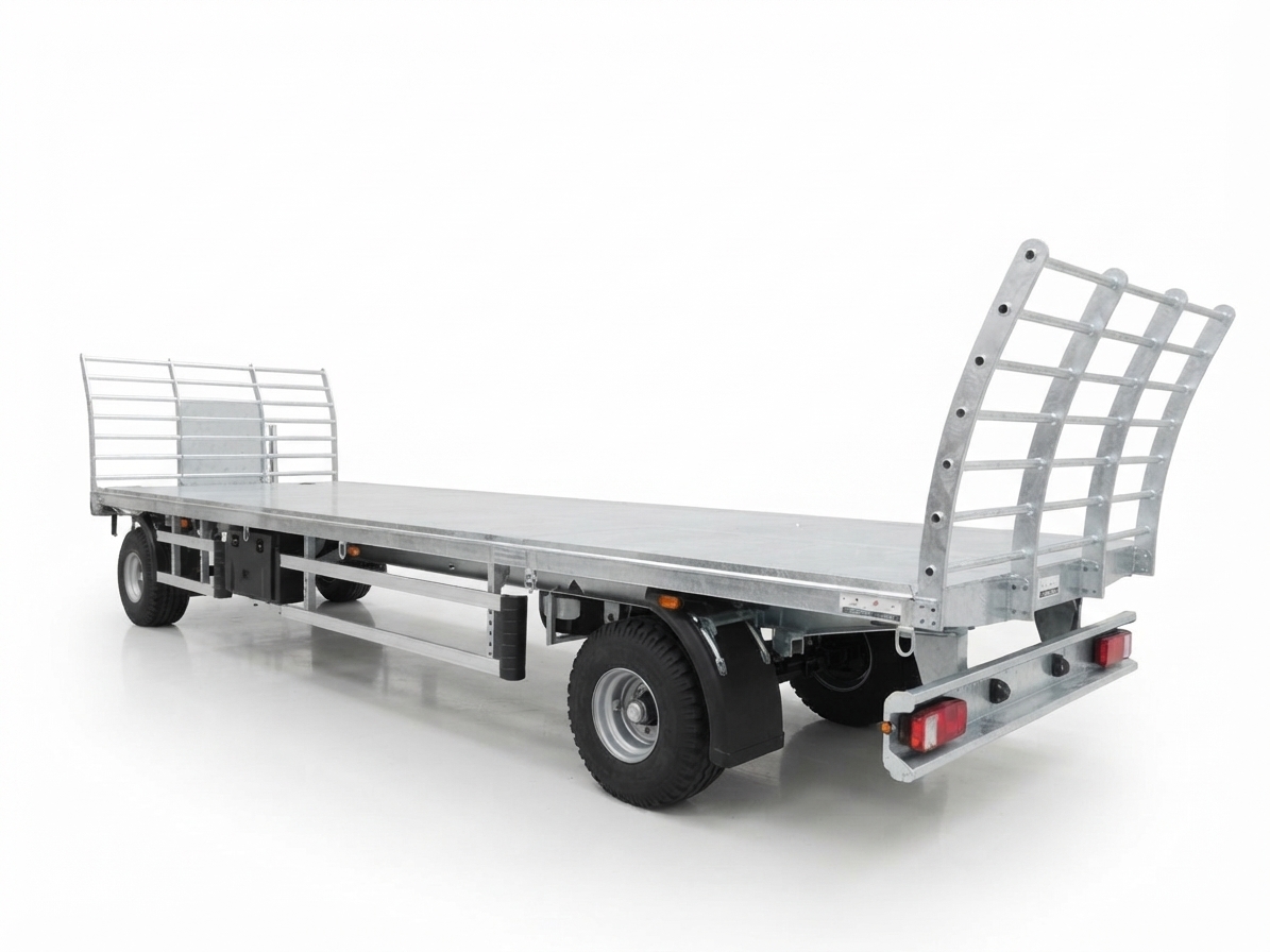 12.000 kg Çift dingil Dönerli Taşıma Römorku