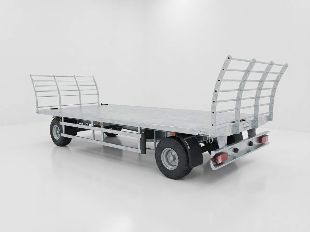 12.000 kg Çift dingil Dönerli Taşıma Römorku
