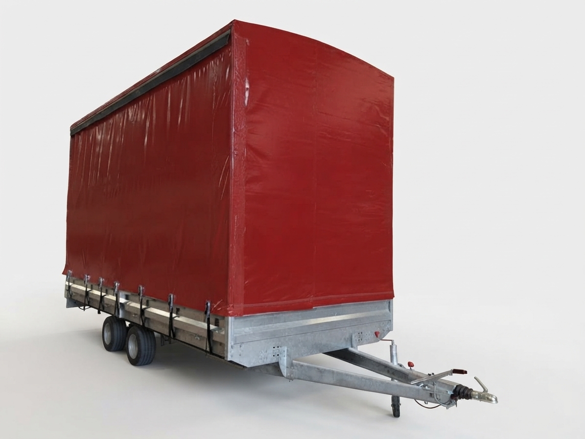 3500 kg Çift dingil Merkezi Kapalı kasa Römork 